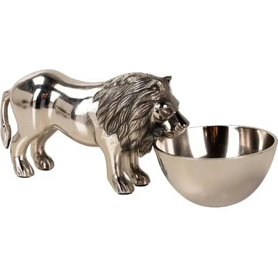 Alexandra House Living Bol à apéritif Leon Silver en aluminium 31 x 12 x 12 cm - Publicité Alexandra House Living Bol à apéritif Leon Silver en aluminium 31 x 12 x 12 cm - Publicité