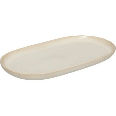 Secret De Gourmet Plat de Présentation Terre Inconnue 30cm Beige - Publicité Secret De Gourmet Plat de Présentation Terre Inconnue 30cm Beige - Publicité