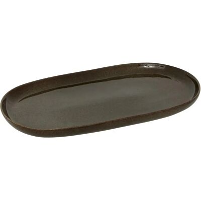 Secret De Gourmet Plat de Présentation Terre Inconnue 30cm Marron - Publicité Secret De Gourmet Plat de Présentation Terre Inconnue 30cm Marron - Publicité