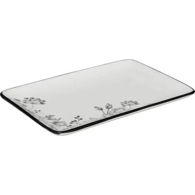 Secret De Gourmet Plat de Présentation White Floral 20cm Blanc - Publicité Secret De Gourmet Plat de Présentation White Floral 20cm Blanc - Publicité