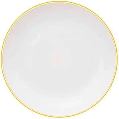 Five Simply Smart Lot de 6 Assiettes Plates Réutilisables Square 25cm Moutarde - Publicité Five Simply Smart Lot de 6 Assiettes Plates Réutilisables Square 25cm Moutarde - Publicité
