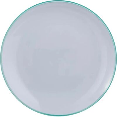 Five Simply Smart Lot de 6 Assiettes Plates Réutilisables Square 25cm Menthe - Publicité Five Simply Smart Lot de 6 Assiettes Plates Réutilisables Square 25cm Menthe - Publicité