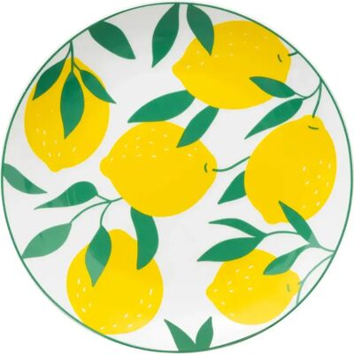 Secret De Gourmet Lot de 6 Assiettes à Dessert Citrons 19cm Multicolore - Publicité Secret De Gourmet Lot de 6 Assiettes à Dessert Citrons 19cm Multicolore - Publicité