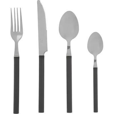 Secret De Gourmet Ménagère 24 Pièces Indonésie 27cm Gris - Publicité Secret De Gourmet Ménagère 24 Pièces Indonésie 27cm Gris - Publicité