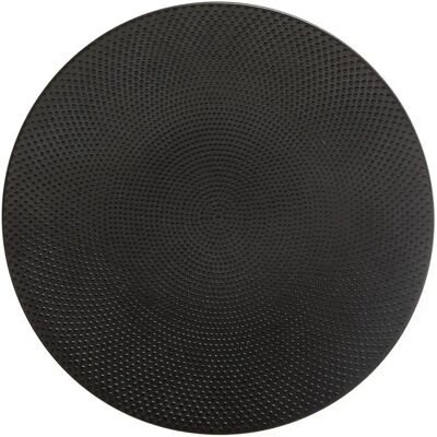Secret De Gourmet Lot de 6 Assiettes à Dessert Caviar 21cm Noir - Publicité Secret De Gourmet Lot de 6 Assiettes à Dessert Caviar 21cm Noir - Publicité