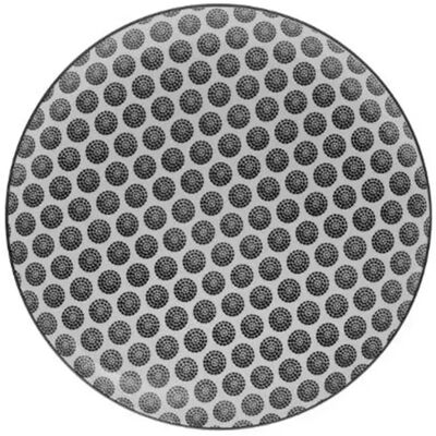 Secret De Gourmet Lot de 6 Assiettes Plates Bohemia Rond 26cm Noir - Publicité Secret De Gourmet Lot de 6 Assiettes Plates Bohemia Rond 26cm Noir - Publicité