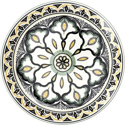 Paris Prix Lot de 6 Assiettes Plates Mandala 26cm Vert - Publicité Paris Prix Lot de 6 Assiettes Plates Mandala 26cm Vert - Publicité