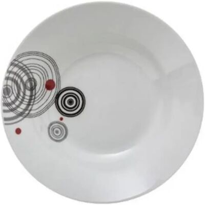 Secret De Gourmet Lot de 6 Assiettes Creuses Instant 22cm Blanc - Publicité Secret De Gourmet Lot de 6 Assiettes Creuses Instant 22cm Blanc - Publicité