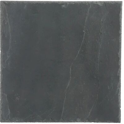 Secret De Gourmet Lot de 6 Assiettes Carrées Ardoise 30cm Gris - Publicité Secret De Gourmet Lot de 6 Assiettes Carrées Ardoise 30cm Gris - Publicité