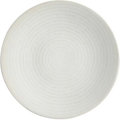 Secret De Gourmet Lot de 6 Assiettes Plates Rice 27cm Blanc - Publicité Secret De Gourmet Lot de 6 Assiettes Plates Rice 27cm Blanc - Publicité