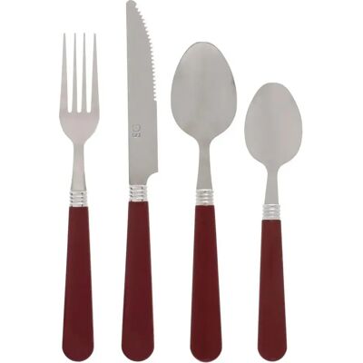 Secret De Gourmet Ménagère 24 Pièces Colorama 24cm Rouge - Publicité Secret De Gourmet Ménagère 24 Pièces Colorama 24cm Rouge - Publicité