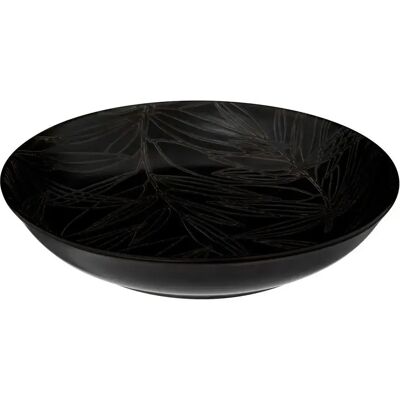 Secret De Gourmet Lot de 6 Assiettes Creuses Vegy 19cm Noir - Publicité Secret De Gourmet Lot de 6 Assiettes Creuses Vegy 19cm Noir - Publicité