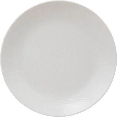 Secret De Gourmet Lot de 6 Assiettes Plates Leaf 27cm Blanc - Publicité Secret De Gourmet Lot de 6 Assiettes Plates Leaf 27cm Blanc - Publicité