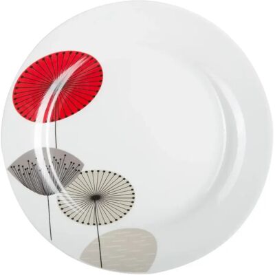 Secret De Gourmet Lot de 6 Assiettes Plates Osara 26cm Blanc - Publicité Secret De Gourmet Lot de 6 Assiettes Plates Osara 26cm Blanc - Publicité