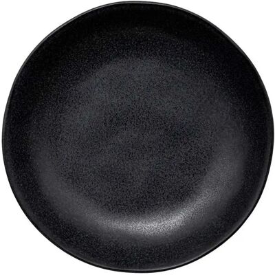 Secret De Gourmet Lot de 6 Assiettes Creuses Ysée 20cm Noir - Publicité Secret De Gourmet Lot de 6 Assiettes Creuses Ysée 20cm Noir - Publicité