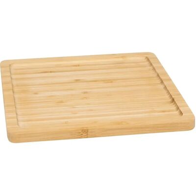 Secret De Gourmet Planche de Présentation Carrée en Bambou Rio 25cm Naturel - Publicité Secret De Gourmet Planche de Présentation Carrée en Bambou Rio 25cm Naturel - Publicité