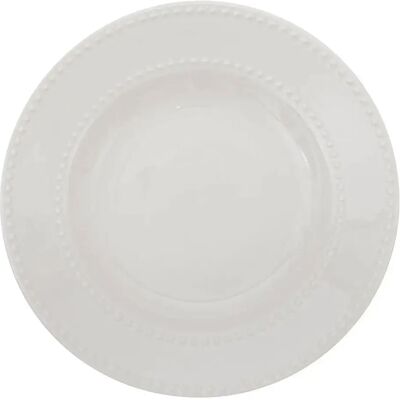 Secret De Gourmet Lot de 6 Assiettes Creuses Perle 22cm Blanc - Publicité Secret De Gourmet Lot de 6 Assiettes Creuses Perle 22cm Blanc - Publicité