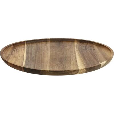 Secret De Gourmet Assiette de Présentation Acacia 38cm Marron - Publicité Secret De Gourmet Assiette de Présentation Acacia 38cm Marron - Publicité
