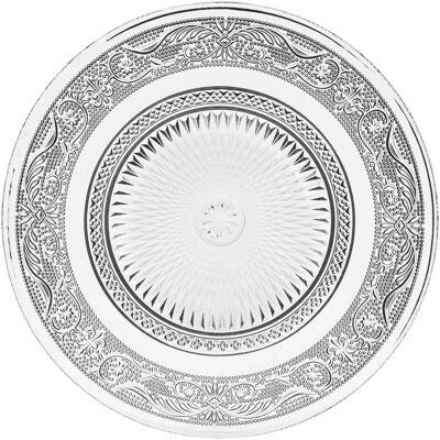 Secret De Gourmet Lot de 6 Assiettes à Dessert Renaissance 20cm Transparent - Publicité Secret De Gourmet Lot de 6 Assiettes à Dessert Renaissance 20cm Transparent - Publicité