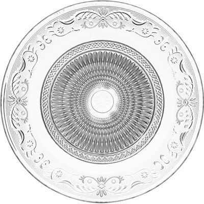 Secret De Gourmet Lot de 6 Assiettes Plates Renaissance 29cm Transparent - Publicité Secret De Gourmet Lot de 6 Assiettes Plates Renaissance 29cm Transparent - Publicité
