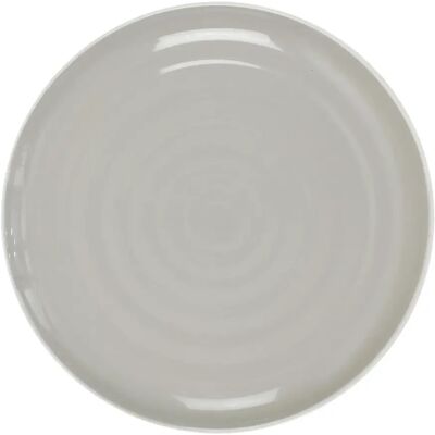 Paris Prix Lot de 6 Assiettes Plates Bicolore Mania 27cm Gris - Publicité Paris Prix Lot de 6 Assiettes Plates Bicolore Mania 27cm Gris - Publicité