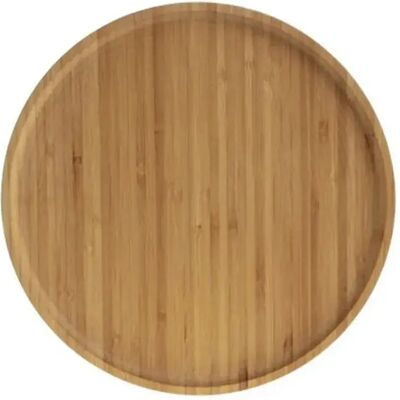 Secret De Gourmet Lot de 6 Assiettes Bambou 26cm Naturel - Publicité Secret De Gourmet Lot de 6 Assiettes Bambou 26cm Naturel - Publicité