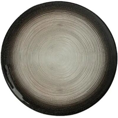 Secret De Gourmet Lot de 6 Assiettes Plates Jem 28cm Noir & Argent - Publicité Secret De Gourmet Lot de 6 Assiettes Plates Jem 28cm Noir & Argent - Publicité