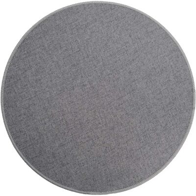 Paris Prix Set de Table Rond Tissé Edward 38cm Gris - Publicité Paris Prix Set de Table Rond Tissé Edward 38cm Gris - Publicité