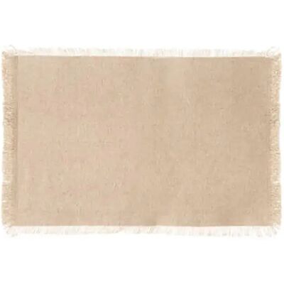 Secret De Gourmet Set de Table Déco Maha 30x45cm Beige - Publicité Secret De Gourmet Set de Table Déco Maha 30x45cm Beige - Publicité