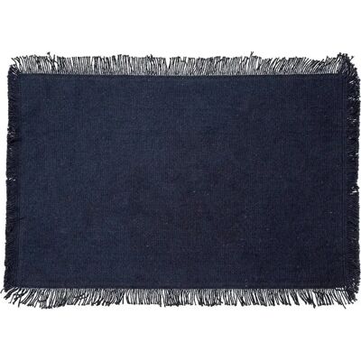Secret De Gourmet Set de Table Déco Maha 30x45cm Bleu - Publicité Secret De Gourmet Set de Table Déco Maha 30x45cm Bleu - Publicité