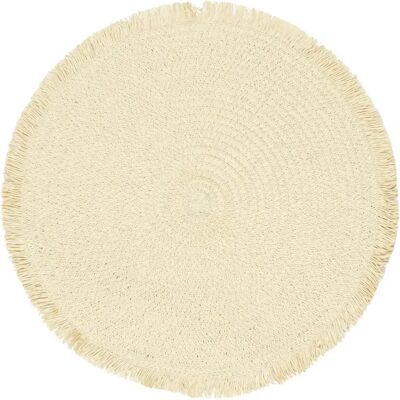 The Home Deco Factory Set de Table Déco Mirage 38cm Beige - Publicité The Home Deco Factory Set de Table Déco Mirage 38cm Beige - Publicité