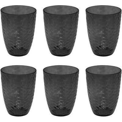 Five Simply Smart Lot de 6 Gobelets Réutilisables Estiva 38cl Gris Charbon - Publicité Five Simply Smart Lot de 6 Gobelets Réutilisables Estiva 38cl Gris Charbon - Publicité