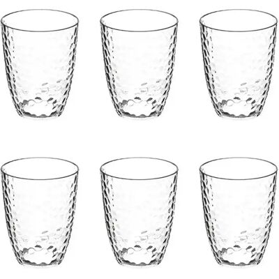 Verre Estiva 380 ml Martelé - Verre - Publicité Verre Estiva 380 ml Martelé - Verre - Publicité