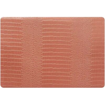 ATMOSPHERA Set de Table Imprimé Croco 33x49cm Orange - Publicité ATMOSPHERA Set de Table Imprimé Croco 33x49cm Orange - Publicité