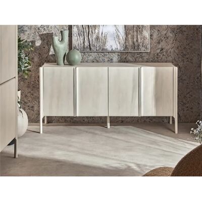 Alexandra House Living Buffet 4 pièces Ares, poignée blanche, 170 x 45 x 80 cm. Publicité Alexandra House Living Buffet 4 pièces Ares, poignée blanche, 170 x 45 x 80 cm. Publicité
