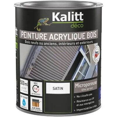 Générique PEINTURE ACRYL BOIS SATIN 0.5L GRIS CL KALITT DECO - 762721 - Publicité Générique PEINTURE ACRYL BOIS SATIN 0.5L GRIS CL KALITT DECO - 762721 - Publicité