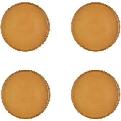 Bjorn Assiette SCANDI Ø21,5cm - 4 pièces - Ocre - Publicité Bjorn Assiette SCANDI Ø21,5cm - 4 pièces - Ocre - Publicité