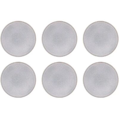 Bjorn Assiette STONE Ø27,5cm - 6 pièces - Gris lune - Publicité Bjorn Assiette STONE Ø27,5cm - 6 pièces - Gris lune - Publicité