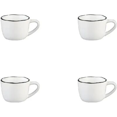 Bjorn Tasse PURE 12cl - 4 pièces - Blanc Neige - Publicité Bjorn Tasse PURE 12cl - 4 pièces - Blanc Neige - Publicité