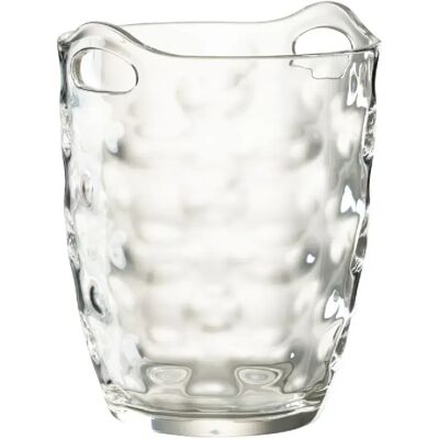 J-Line Seau à glace en plastique transparent 18x18x23 cm - Publicité J-Line Seau à glace en plastique transparent 18x18x23 cm - Publicité