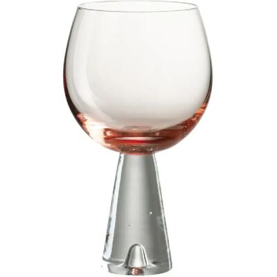 J-Line Verre à vin orange 10x10x17 cm - Publicité J-Line Verre à vin orange 10x10x17 cm - Publicité