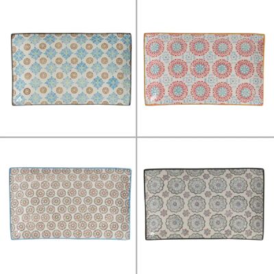 Table Passion Plat rectangle Bohème 29x17 cm - Publicité Table Passion Plat rectangle Bohème 29x17 cm - Publicité