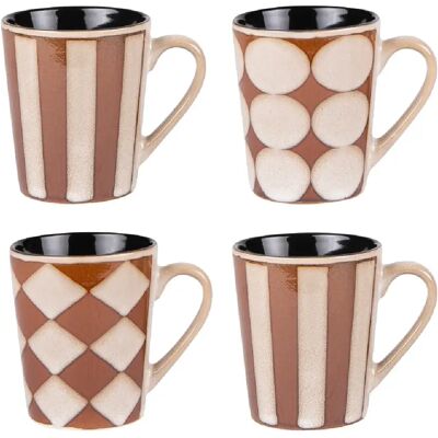 Table Passion Coffret de 4 mugs Shelby 40 cl - Publicité Table Passion Coffret de 4 mugs Shelby 40 cl - Publicité