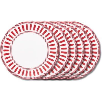 Table Passion Assiette plate Napoli rouge 27 cm (lot de 6) - Publicité Table Passion Assiette plate Napoli rouge 27 cm (lot de 6) - Publicité