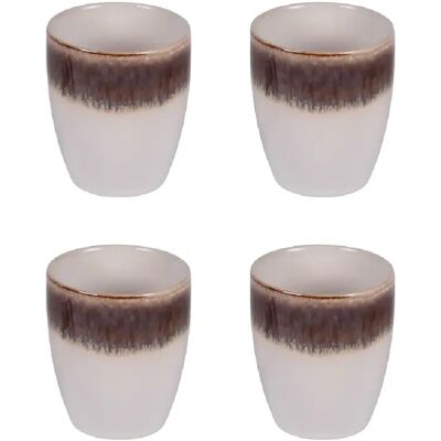 Table Passion Coffret de 4 gobelets marron Bardenas 16 cl - Publicité Table Passion Coffret de 4 gobelets marron Bardenas 16 cl - Publicité