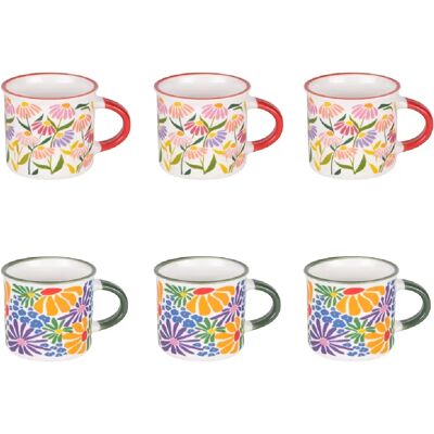 Table Passion Coffret de 6 tasses Floral Muse 14 cl - Publicité Table Passion Coffret de 6 tasses Floral Muse 14 cl - Publicité