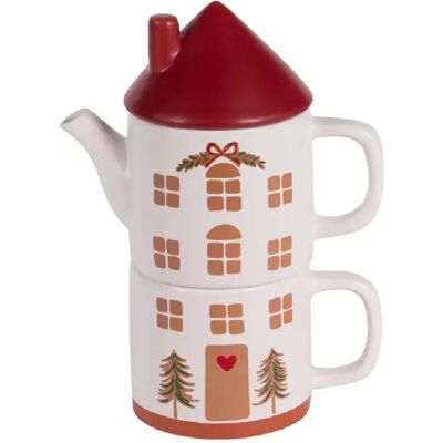 Table Passion Mug avec théière cheminée 55 cl - Publicité Table Passion Mug avec théière cheminée 55 cl - Publicité