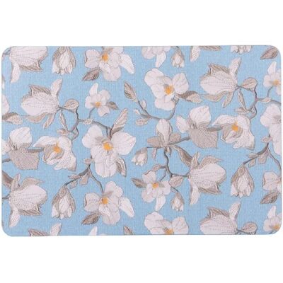 Table Passion Set de table Magnolias rectangulaire bleu 44.5x33 cm (lot de 2) - Publicité Table Passion Set de table Magnolias rectangulaire bleu 44.5x33 cm (lot de 2) - Publicité