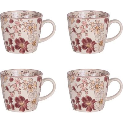 Table Passion Coffret de 4 tasses Kiyo 36 cl - Publicité Table Passion Coffret de 4 tasses Kiyo 36 cl - Publicité