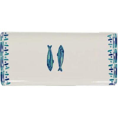 Table Passion Plat rectangle Kyanos 36x16 cm - Publicité Table Passion Plat rectangle Kyanos 36x16 cm - Publicité